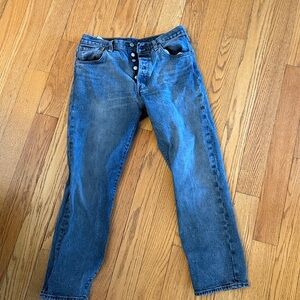 Levis 501 ‘93 Jeans Mens W32 X L27 Denim Button Fly Straight Fit Premium